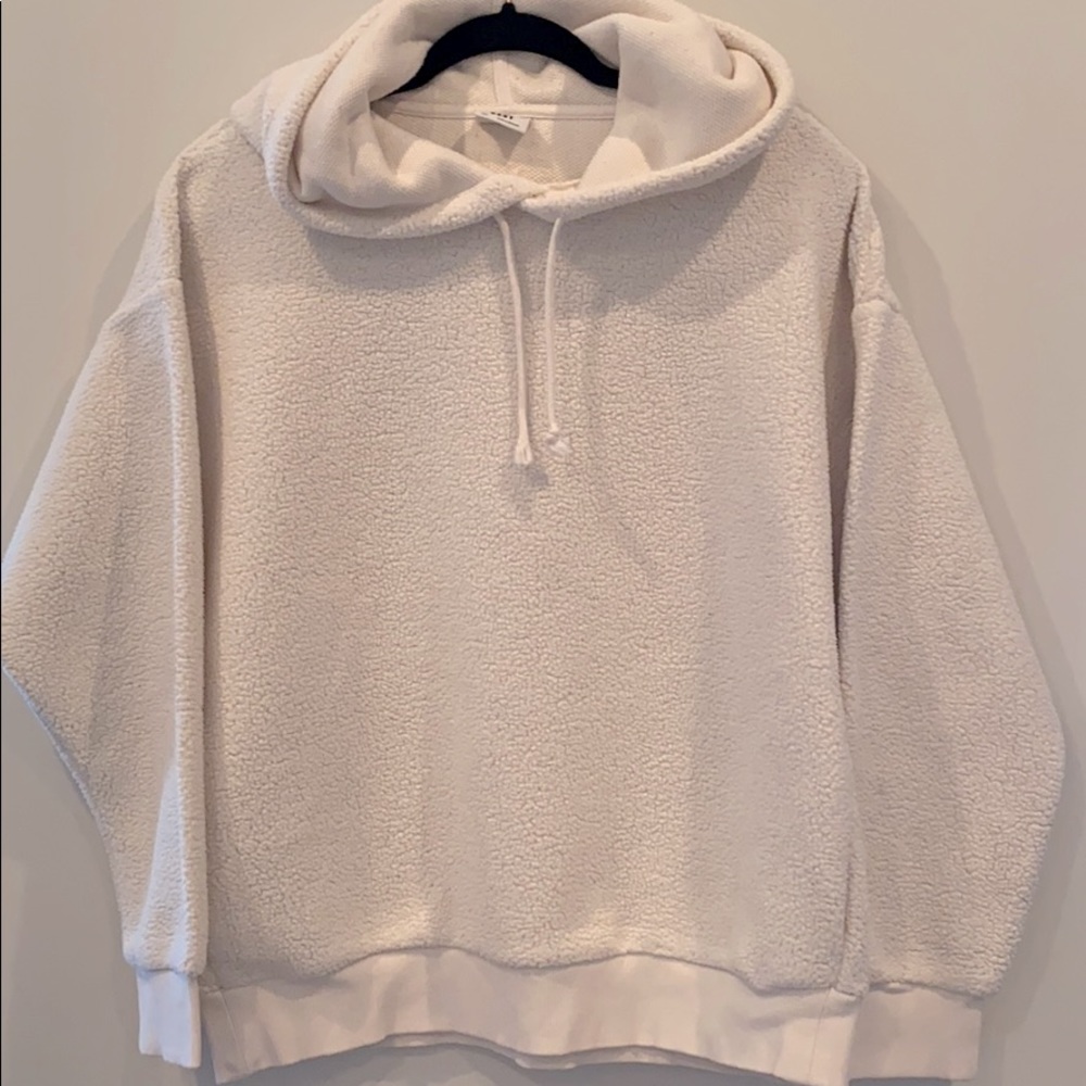 Sunday Best Oversized Sherpa hoodie with pockets